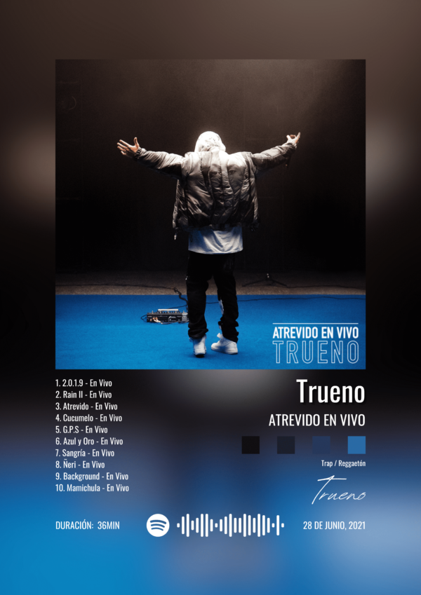 Álbum Trueno: Atrevido en vivo 1/4