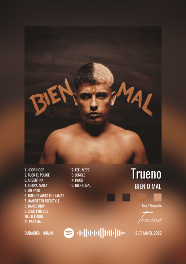 Álbum Trueno: Bien o Mal 3/4